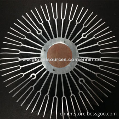 Sunflower Heat-sink, Compliant with the RoHS Directive